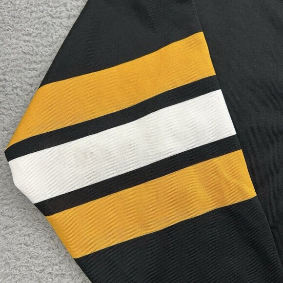 Maska Superfil Pepsi Cola Jersey Black Yellow Made In Canada VTG - Picture 4 of 10